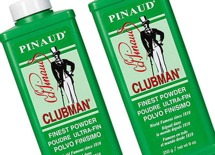 Clubman Pinaud Finest Powder in Flesh, Classic Deodorizing Powder for Men, Talc Talco Ultra-Fin Powder, 9 Ounce (Pack Of 3)