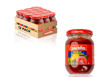 Conchita Guava Preserve, Perfectly Sweet, Glass Jar, Topping for crackers, muffins, pancakes, sandwich1, 11.2 Ounce (Pack Of 6)