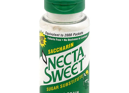 Necta Sweet 1-Grain Saccharin Tablets, Zero-Calorie Sugar Substitutes Tablet, 1000 Count Bottle (Pack Of 24)