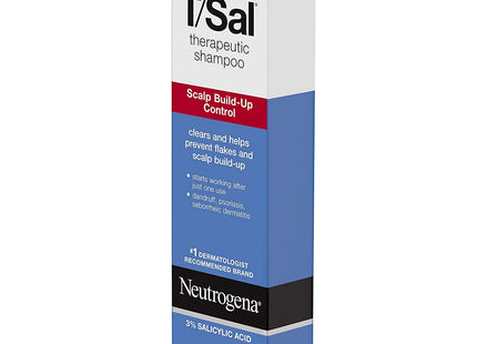 Neutrogena T/Sal Therapeutic Dandruff Relief Daily Shampoo, Scalp Build-up Control, 4.5 FL Ounce (Pack Of 6)