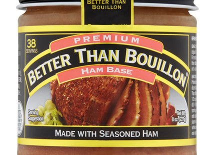 Better Than Bouillon Premium Ham Base, Made with Seasoned Ham 8 Ounce Jar (Pack Of 24)