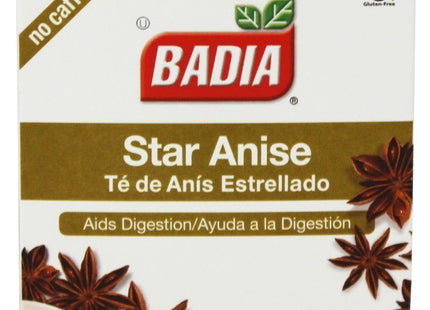 Badia Star Anise Tea Bags, Natural Herbs Slimming, Caffeine-Free, 10 Count (Pack Of 3)