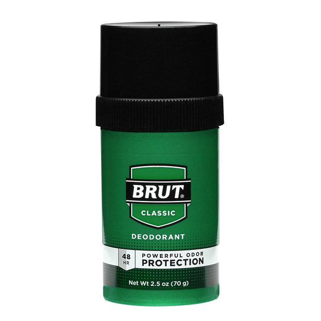 BRUT Deodorant Stick, Original Fragrance, Men Powerful Odor Protection, 2.50 Oz (Pack Of 5)