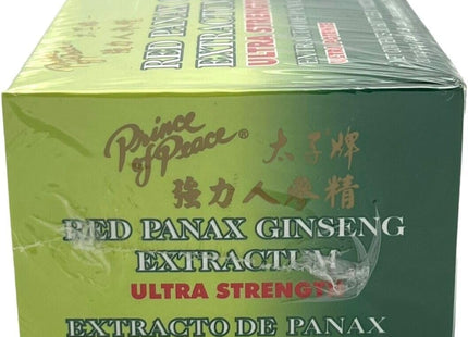 Prince Of Peace Red Panax Ginseng, Extractum Ultra Strength Dietary Supplement, 0.34 OZ Each, 30 Count (Pack Of 12)