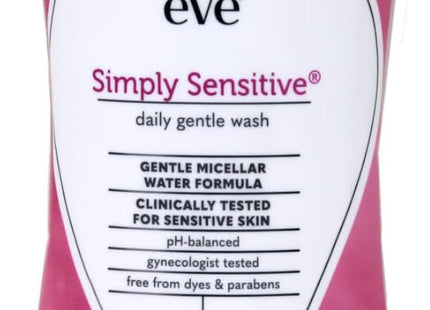 Summer's Eve Simply Sensitive, Daily Feminine Wash Removes, Cleansing Wash for Sensitive Skin, 9 Ounce (Pack Of 3)