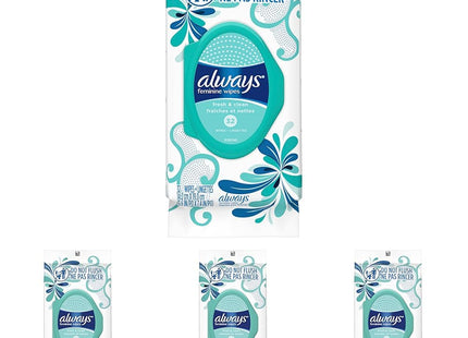 Always Feminine Wipes Fresh and Clean Scent, Soft Pack, 32 Count (Pack Of 1)