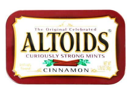 Altoids Curiously Strong Mints, Cinnamon Breath Mints Strong, Tins Pack, 1.76 ounce (Pack Of 1)