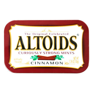 Altoids Curiously Strong Mints, Cinnamon Breath Mints Strong, Tins Pack, 1.76 ounce (Pack Of 6)