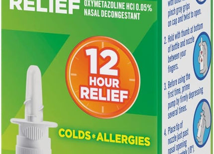 Zicam Extreme, Congestion Relief, No-Drip Nasal Spray, Soothing Aloe Vera, 0.5 Ounce (Pack Of 7)