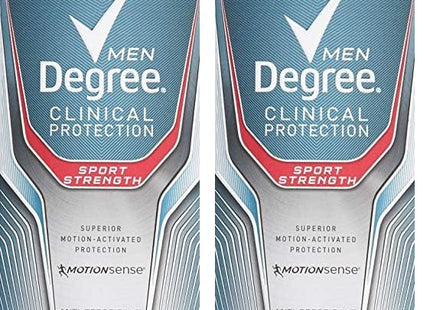 Degree Clinical+ Anti Perspirant Deodorant Stick, Solid, Sport Strength, 72-Hour Sweat & Odor Protection 1.7 Ounce (Pack Of 1)