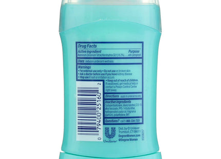 Degree Women Anti-Perspirant and Deodorant, Invisible Solid, Shower Clean 1.6 Ounce (Pack Of 7)