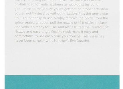 Summer's Eve Douche Vinegar & Water, Feminine Wash, Cleanser, Fresh Scent, 4.5 Ounce (Pack Of 3)