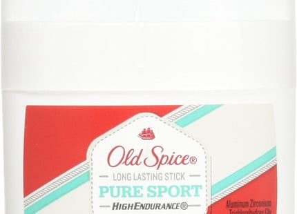 Old Spice High Endurance, Pure Sport, Invisible Solid, Antiperspirant-Deodorant Stick  0.5 Ounce (Pack Of 6)