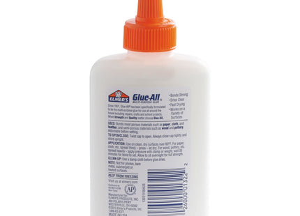 Elmer's Glue All Multi-Purpose Liquid Glue Extra Strong, Quick Drying Formula, 4 Ounces (Pack Of 8)