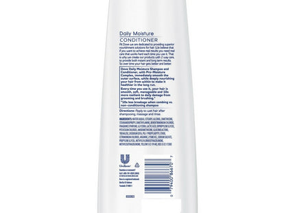 Dove Ultra Care Daily Moisture Conditioner, Nutritive Solutions, Normal to Dry Hair, 12.0 Fl Ounce (Pack Of 2)