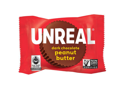 Unreal Dark Chocolate Peanut Butter Cups, Gluten Free, Fair Trade, Non-GMO, 4.2 Ounce (Pack Of 6)