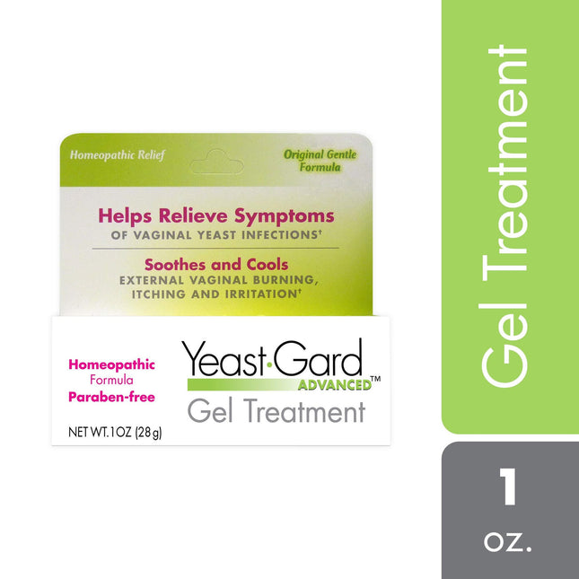 Yeast Gard Homeopathic Gel Homeopathic Gel Treatment, For External Yeast Infection Symptom Relief 1.0 Ounce (Pack Of 24)