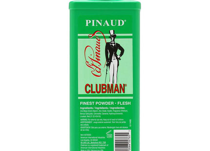 Clubman Pinaud Finest Powder in Flesh, Classic Deodorizing Powder for Men, Talc Talco Ultra-Fin Powder, 9 Ounce (Pack Of 3)