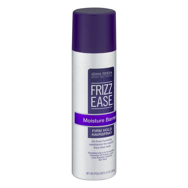 John Frieda Anti Frizz, Moisture Barrier, Firm Hold Anti Frizz Hairspray, Unscented, 12 Fl Ounce (Pack Of 24)