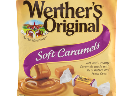 Werther's Original Soft Caramel Candy,  Made With Real Butter and Fresh Cream, 4.51 Ounce (Pack Of 6)