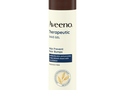 Aveeno Therapeutic Shave Gel with Oat and Vitamin E, 7 Oz (Pack Of 7)