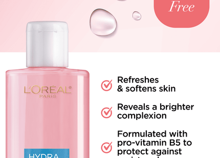 L'Oreal Paris Skincare HydraFresh Toner, Alcohol Free Toner with Pro-Vitamin B5 for Face, 8.5 fl. Oz (Pack Of 12)