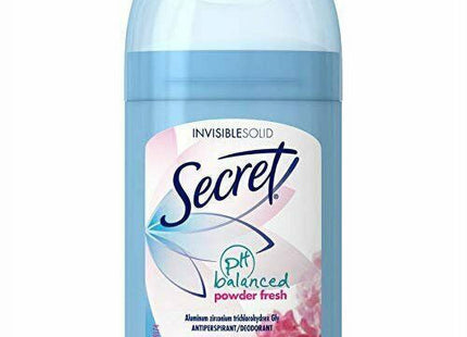 Secret Invisible Solid, Antiperspirant Deodorant Stick, Powder Fresh Scent, 1.6 Ounce (Pack Of 24)