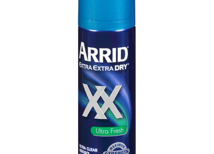 Arrid XX Extra Extra Dry, Ultra Clear, Antiperspirant Deodorant, Ultra Fresh, Aerosol Spray, 6 Ounce (Pack Of 10)