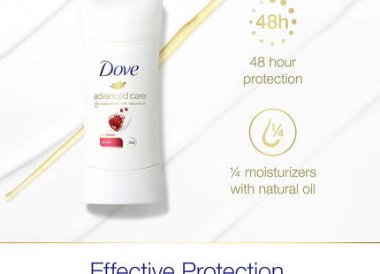 Dove Advanced Care, Antiperspirant Deodorant Stick, Pro-Ceramide, Nutrium Moisture, Revive 2.6 Oz (Pack Of 4)