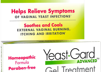 Yeast Gard Homeopathic Gel Homeopathic Gel Treatment, For External Yeast Infection Symptom Relief 1.0 Ounce (Pack Of 24)