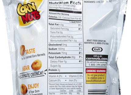 CORN NUTS Original Crunchy Corn Kernels Snack, Ready-to-Eat, Shelf-Stable, Resealable For Freshness, 7 Ounce (Pack Of 6)