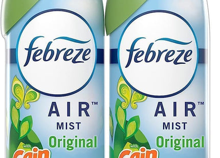 Febreze Air Freshener, Odor-Fighting, Gain Original Scent, Aerosol Spray, 8.8 Ounce (Pack Of 12)