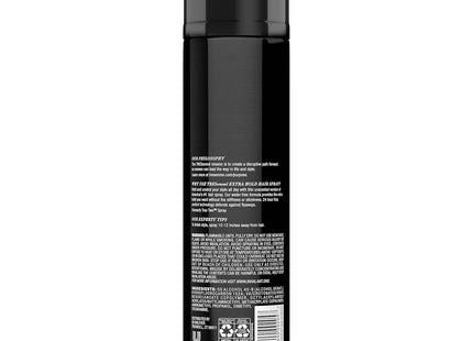 TRESemme TRES Two Extra Hold, 24-Hour Frizz Control, Aerosol Hair Spray, Unscented, 11 Ounce (Pack Of 12)