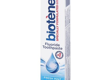 Biotene Original Sugar Free Fluoride Toothpaste for Dry Mouth, Fresh Mint, 4.3 oz (Pack Of 2)