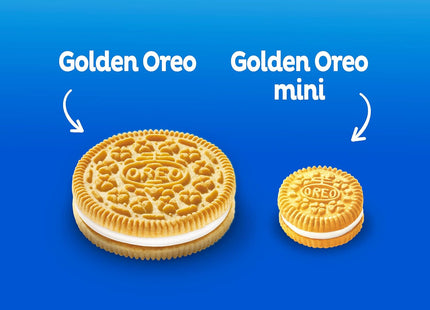 Nabisco OREO Mini Golden Sandwich Cookies, Vanilla Flavor, 3 Ounce (Pack Of 1)