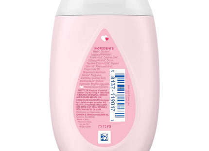 Johnson's Baby, Moisturizing Pink Baby Lotion, with Coconut Oil, Hypoallergenic, 3.4 Fl Oz (Pack Of 12)