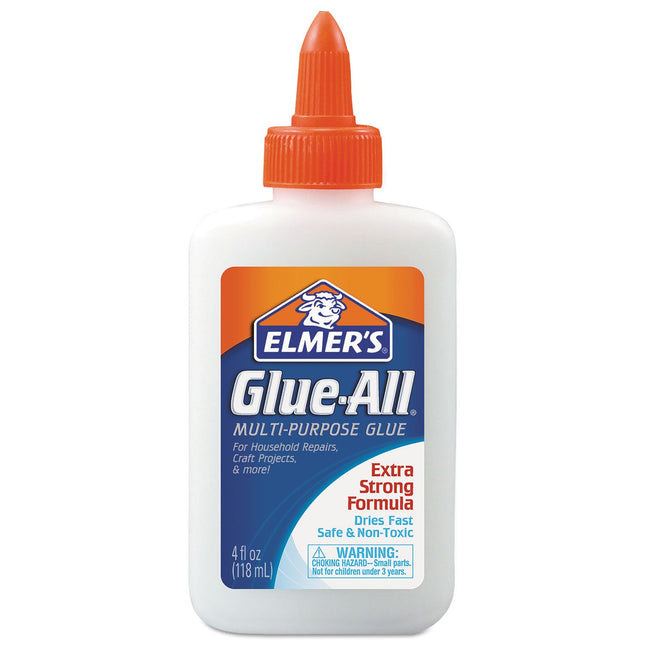 Elmer's Glue All Multi-Purpose Liquid Glue Extra Strong, Quick Drying Formula, 4 Ounces (Pack Of 10)