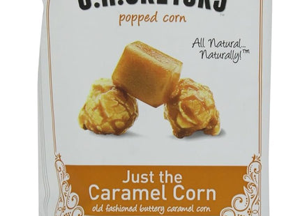 G.H. Cretors Popped Corn, Just the Irresistible Gourmet Caramel Flavor Popcorn, Gluten-Free, 8 ounce (Pack Of 6)