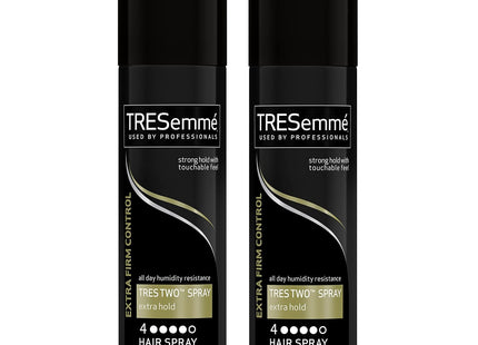 TRESemme Tres Two Extra Hold, Frizz Control Hairspray, Aerosol, 11 Ounce (Pack Of 2)