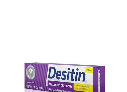 Desitin Diaper Rash Ointment Maximum Strength Original Zinc Oxide Paste 1 Oz (Pack Of 1)