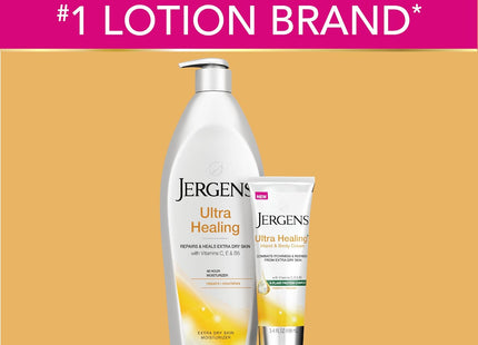 Jergens Ultra Healing Extra Dry Skin Hand And Body Moisturizing Lotion, Body Lotion, 3 Fl Ounce (Pack Of 3)