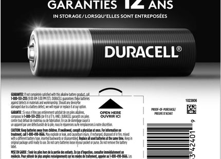 Duracell Copper Top AAA Alkaline Battery, Duralock Power Preserve Technology, 4 count (PacK Of 24)