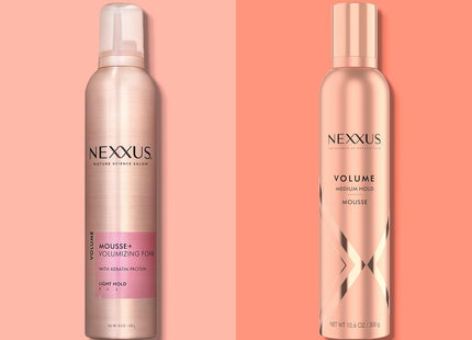 Nexxus Volume Volumizing Foam Hair Mousse, Volumizing, Shine, Smoothening, Hairstyles, 10.6 Ounce (Pack Of 1)