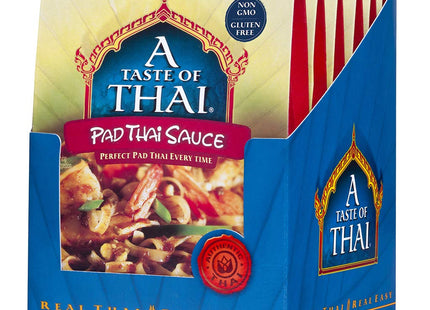 A Taste Of Thai Ready-to-Use Mix, Flavored with Classic Thai Spices, Sauce Pad Thai, 3.25 Ounces (Pack Of 6)