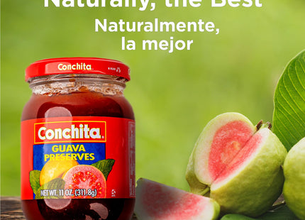 Conchita Guava Preserve, Perfectly Sweet, Glass Jar, Topping for crackers, muffins, pancakes, sandwich1, 11.2 Ounce (Pack Of 6)