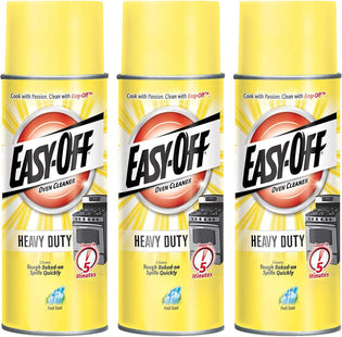 Easy-Off Heavy Duty Oven Cleaner Spray, Regular Scent, Removes Grease, 14.5 ounce (Pack Of 3)