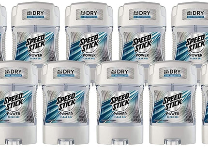 Speed Stick, Ultimate Sport, Antiperspirant Deodorant Stick, Power Clear Gel, 3 Ounce (Pack Of 11)