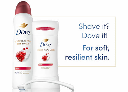 Dove Advanced Care, Antiperspirant Deodorant Stick, Pro-Ceramide, Nutrium Moisture, Revive 2.6 Oz (Pack Of 4)