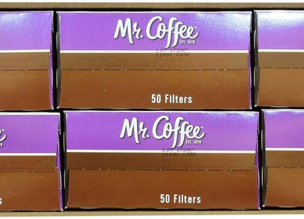 Mr. Coffee White Paper Coffee Basket Filters 8-12 Cup White Paper, 8-inch, 50 Filters (Pack Of 2)