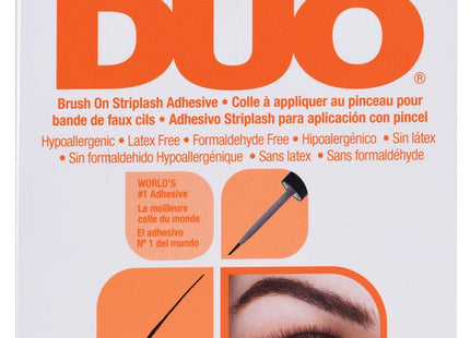 Duo Eye Lash Glue Brush-On Strip lash Adhesive, Dark Tone Eyelash, 0.18 Ounce (Pack Of 12)